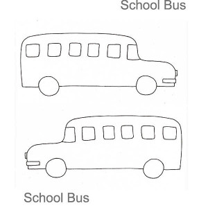 School Bus, A Kids Drawing Of School Bus Coloring Page: A Kids Drawing of School Bus Coloring Page