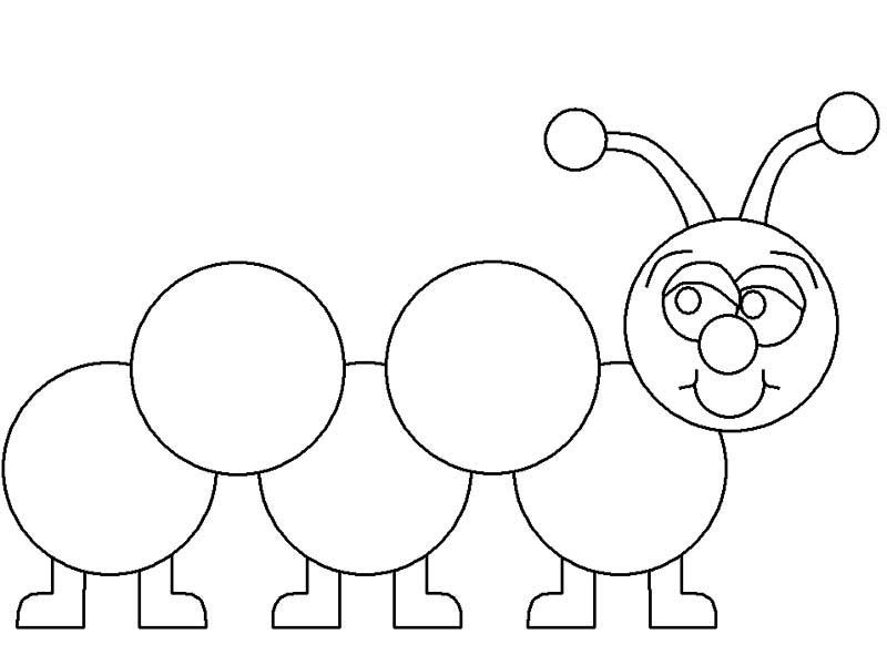 Caterpillars, Learn How To Draw A Caterpillar Coloring Page: Learn How To Draw A Caterpillar Coloring PageFull Size Image