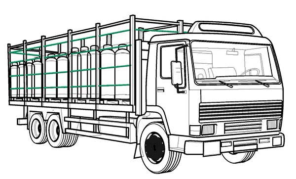 Trucks, : tubes-carrier-truck-coloring-page.jpg