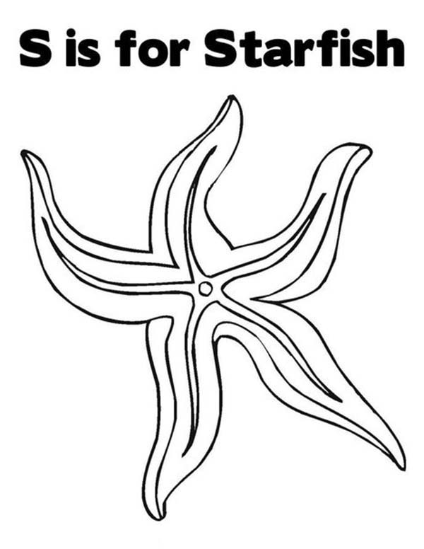 Starfish, : Dancing Starfish Coloring Page