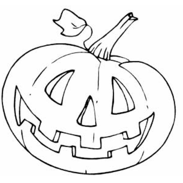 Pumpkins, : Halloween Pumpkins Coloring Page