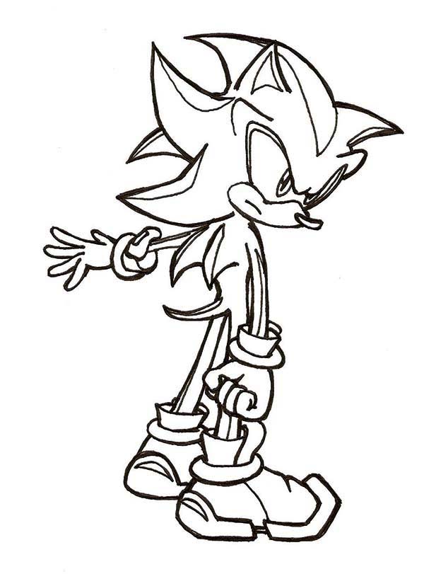 Sonic the Hedgehog, : The Hedgehog Sonic Coloring Page