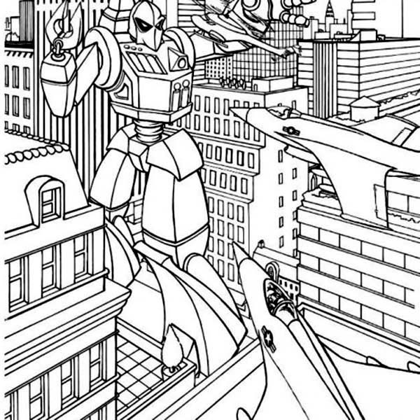 Transformers, : The War of Transformers Coloring Page