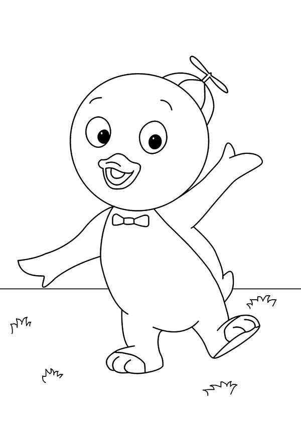 The Backyardigans, : Cute Little Pablo in the Backyardigans Coloring Page