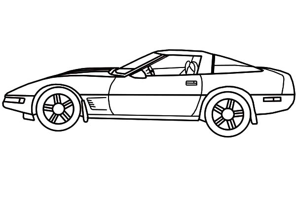 Corvette Cars, : Awesome Corvette Cars Coloring Pages
