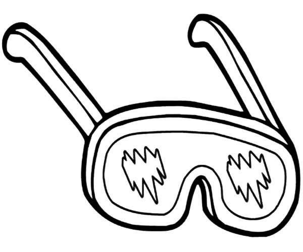 Eyeglasses, : Eyeglasses Essential Snow Coloring Pages