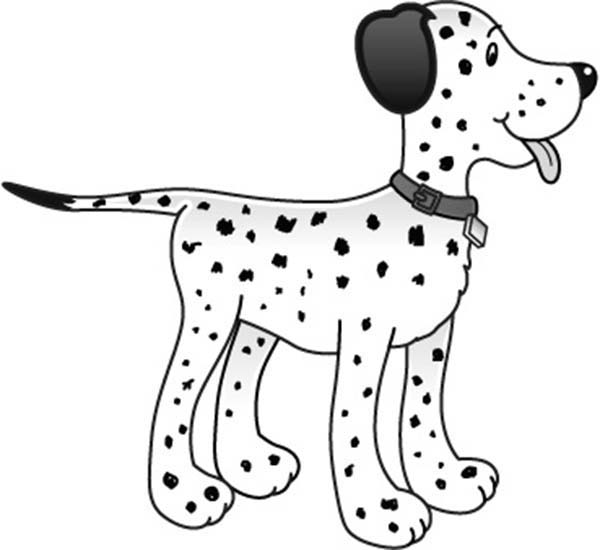 Fire Dog, : Fire Dog Coloring Pages