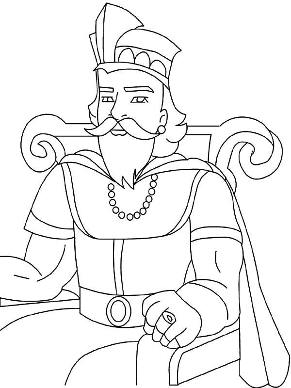 King, : Great King Coloring Pages