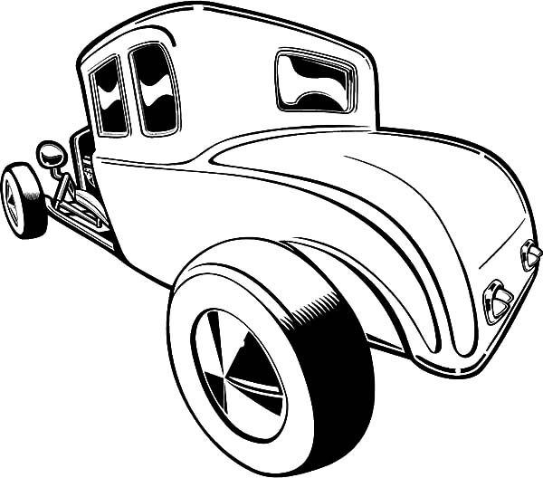 Hot Rod Cars, : Hot Rod Cars Picture Coloring Pages