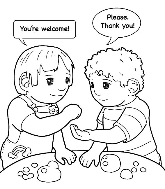 Kindness, : Kindness is Helping Friend Coloring Pages