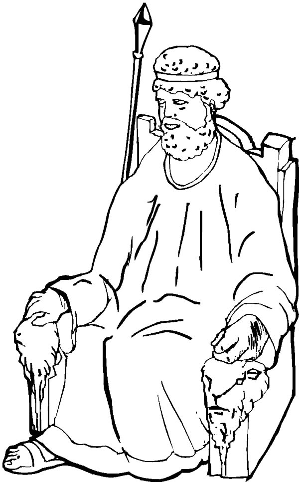 King, : King Samuel Coloring Pages