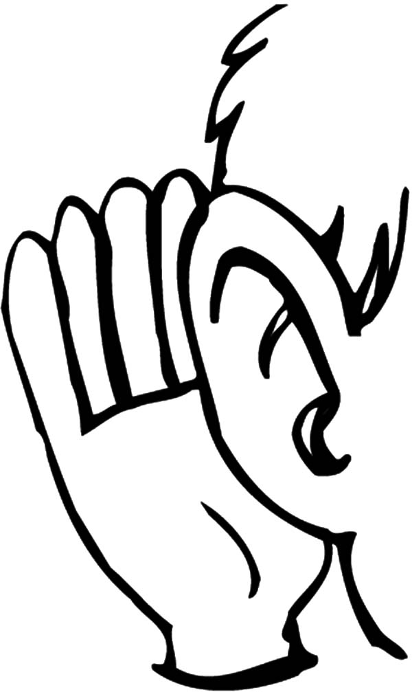 Ear, : My Ear Can Hear You Coloring Pages