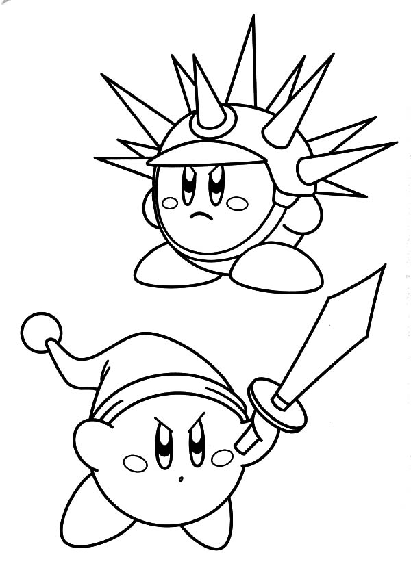 Kirby, : Super Smash Bros Kirby Coloring Pages